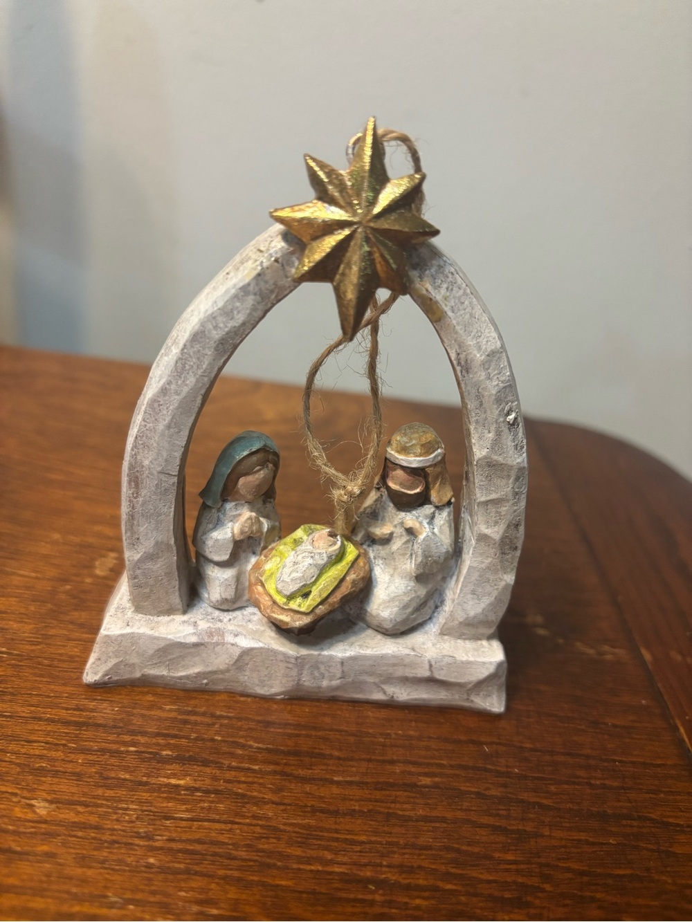 A King is Born Resin Nativity Ornament